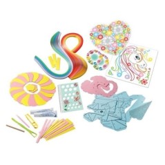 Be Creative Paper Art Maxi Origami, Pliage 3D, Quilling, 9 réalisations, Création objets, Loisir créatif, Des 8 ans  18236,
