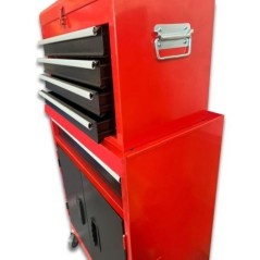 DEFPRO Servante d'atelier 7 tiroirs en métal avec bac de rangement vide
