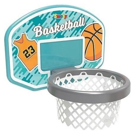 Smoby - Panier de Basket enfant - Accessoire de toboggan Smoby - 3 en 1 - Dés 3 ans