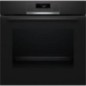 Four pyrolyse Softclose - BOSCH  SER4 - HQG572BB3F - Noir - 8 modes de cuisson - 59,5 x 59,4 x 54,8 cm