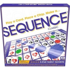 Jeu de stratégie Goliath SEQUENCE - Classique des USA - 2 lignes de 5 - 2 joueurs ou plus