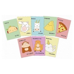 Jeu de cartes - BLUE ORANGE - Taco Chat Bouc Cheese Pizza - Enfant - Mixte - Jaune - 10 min