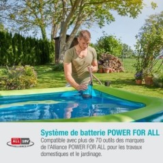 GARDENA Pompe immergée eau claire 200/2 Li-ion 18V P4A Débit max 2000l/h & pression max 2bar  Extension garantie 5 ans (14