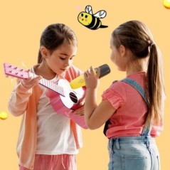 Kit karaoké / Enceinte Bluetooth et micro sans fil - CGV - MAYA, Effets voix magiques, Autonomie 8h, Recharge USB