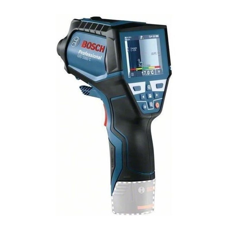 Détecteur thermique Bosch Professional GIS 1000 C  Bluetooth - avec LED (sans batterie ni chargeur) - 0601083308