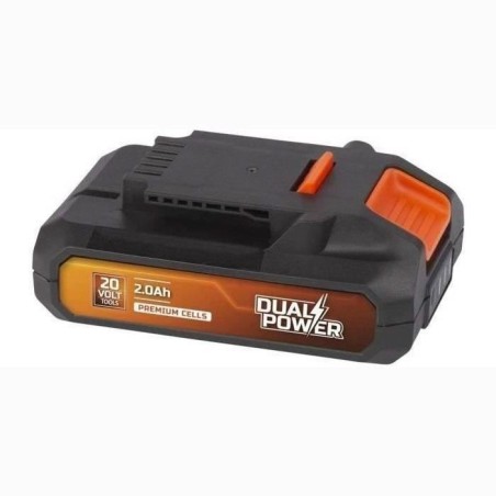 Batterie Dual Power POWDP9021 - pour Outils de Bricolage sans Fil de 20 V - LED d'Indication de Puissance - Plateforme de Batter