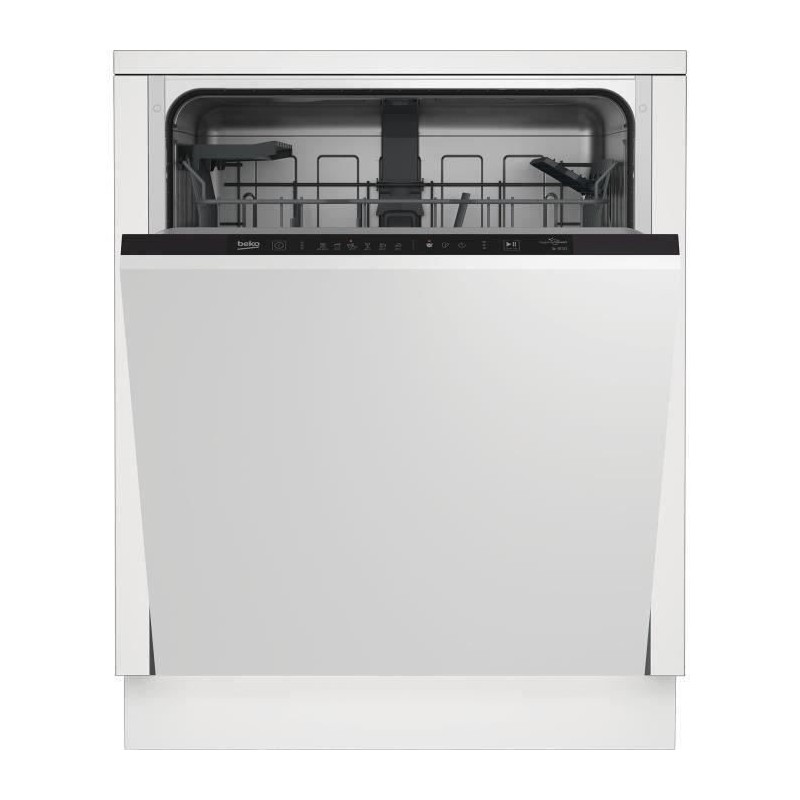 Lave-vaisselle tout intégrable BEKO b300 BDIN16420 - 14 couverts - 46dB - Porte a glissieres - L60cm