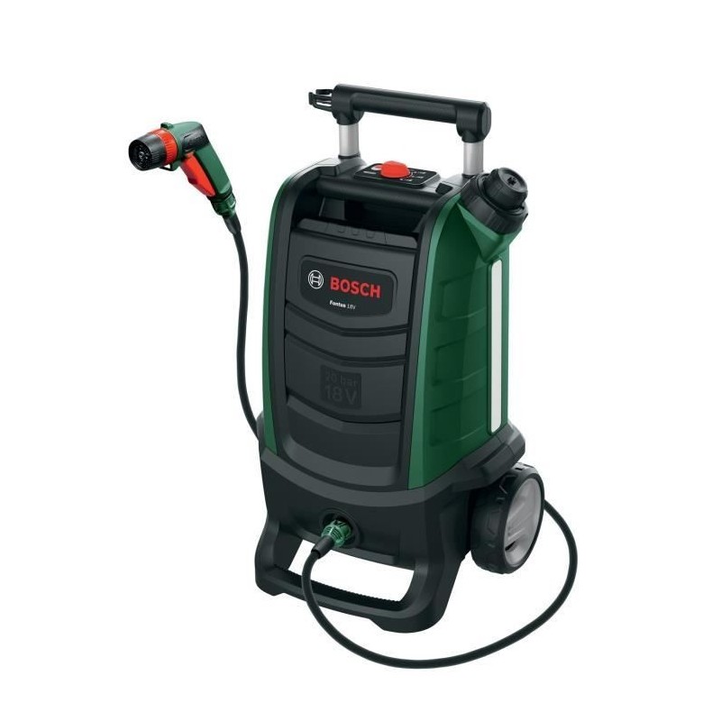 Nettoyeur haute-pression Bosch - Fontus 18 Gen2 - Pression réglable - Batterie Lithium - 15L - PowerForAll