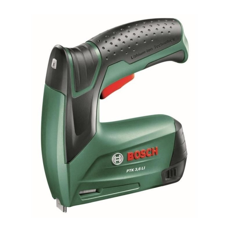 Agrafeuse sans fil BOSCH PTK 3,6 Li - idéale pour bois - batterie Lithium-Ion - livrée avec 1 000 agrafes