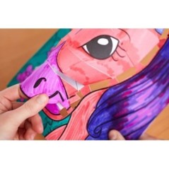 Créatif - CRAYOLA - POPS 3D Mystical - Dessins 3D faciles a réaliser! Des 6 ans