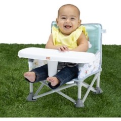 DISNEY BABY Chaise d'appoint Winnie l'ourson, réhausseur Pop 'n Sit, intérieur, extérieur, pratique et compacte, pliage rapid