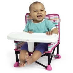 DISNEY BABY Chaise d'appoint Minnie Mouse, réhausseur Pop 'n Sit, intérieur, extérieur, pratique et compacte, pliage rapide, 