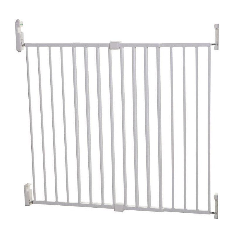 DREAMBABY Barriere de sécurité Extra large BROADWAY Gro Gate - A visser -  L 76/134,5 x H 76 cm - Blanche