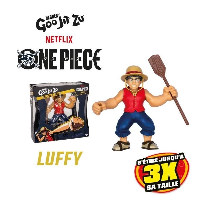 Ultragoo Luffy 17cm - HERoeS OF GOO JIT ZU - ONE PIECE - Figurine extensible avec accessoires