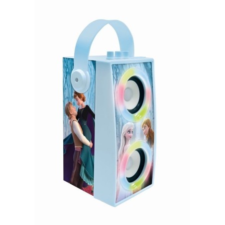 Enceinte Karaoké Enfant - LEXIBOOK - La Reine des Neiges - Bluetooth V5.0 - Effets Lumineux