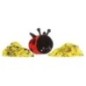 Fluffies Stuffiez - Peluche ASMR a personnaliser - Abeille/Coccinelle - Rembourrage a retirer et découvrir un autre personnage 